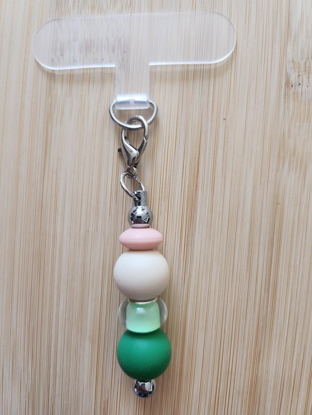 Duo Bracelet Vert et Charm de Téléphone  - Tilleul