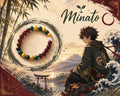 Bracelet fantaisie Minato multicolore, modèle ado sur fil élastique 15 cm