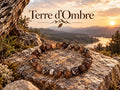 Bracelet pour homme  en Pierres Naturelles (origine indéterminée) - "Terre d'Ombre -